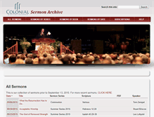 Tablet Screenshot of media.colonial.org