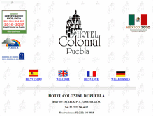 Tablet Screenshot of colonial.com.mx